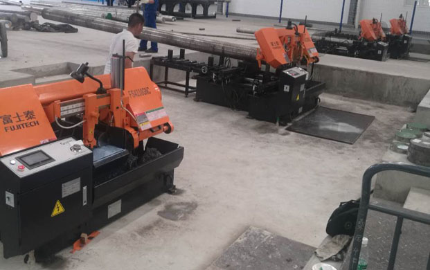 四川機（jī）械公司使用了富（fù）士（shì）泰帶鋸床案例